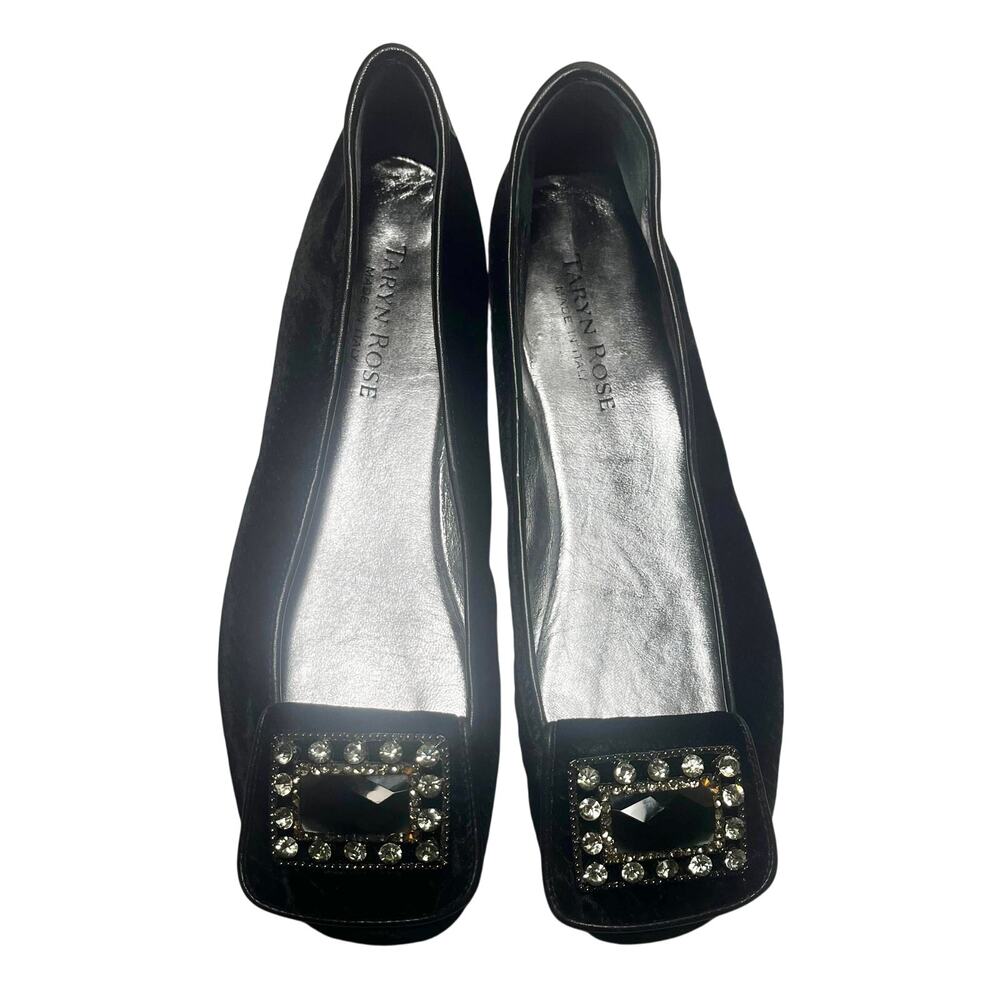 Taryn Rose Brice Velvet Python Flats Women's sz. 36.5 or 6.5 US